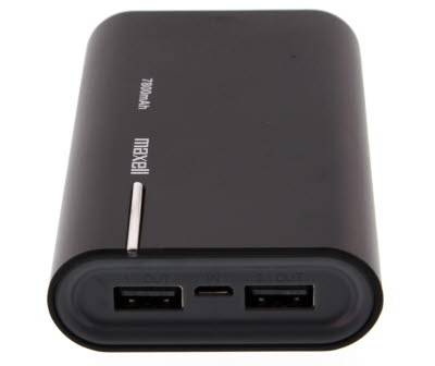 Acumulator extern PowerBank 7800mAh negru Maxell