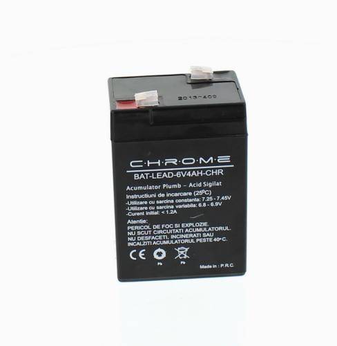 Acumulator plumb acid 6V 4AH Chrome 60x47x101mm