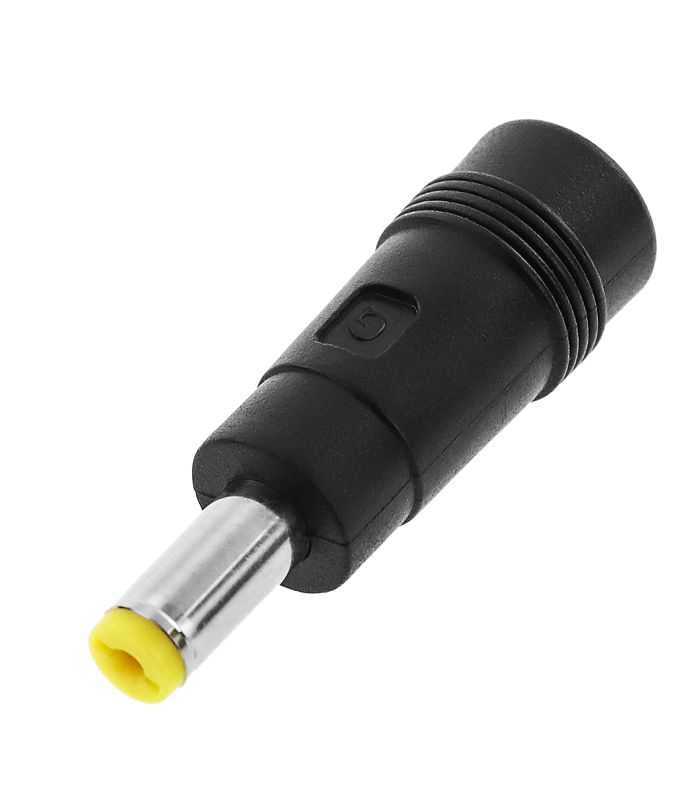 Adaptor 4.75x1.7mm mama - 2.5x5.5mm tata alb