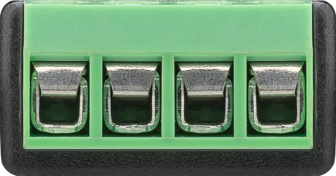 Adaptor bloc terminal cu 4 pini tip regleta cu surub la Jack 3.5 mm mama 4 pini stereo Goobay 59200