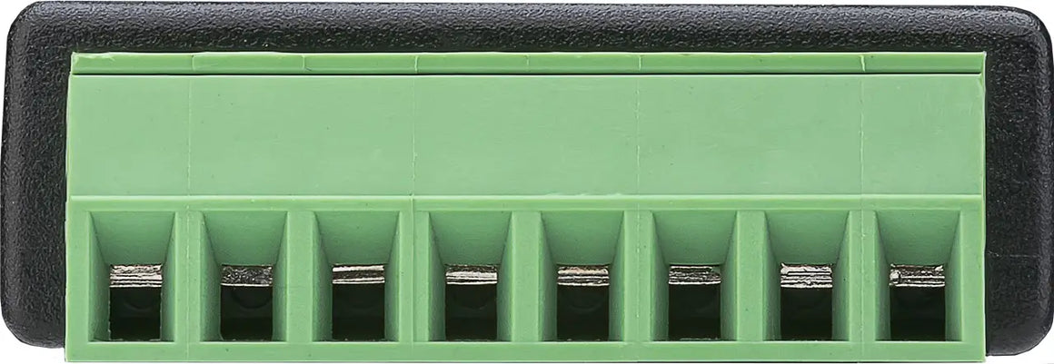 Adaptor bloc terminal cu 8 pini tip regleta surub la RJ45 tata 8P8C Goobay 76736