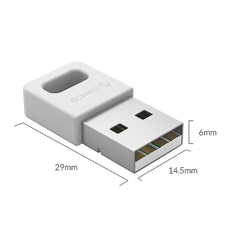 Adaptor bluetooth V4.0 clasa2 20m Orico BTA-409-WH alb