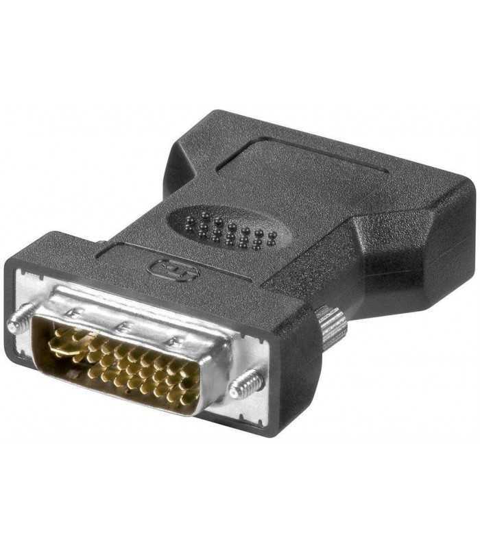 Adaptor DVI-I 24+5 tata la 15 pini HD mama VGA Goobay