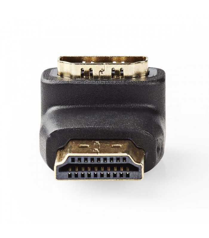 Adaptor HDMI tata conector 90 grade - intrare mama HDMI Nedis