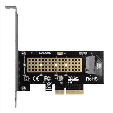 Adaptor Intern PCEM2-N PCI-E 3.0 4x - M.2 SSD NVMe suport SSD pana la 80mm AXAGON