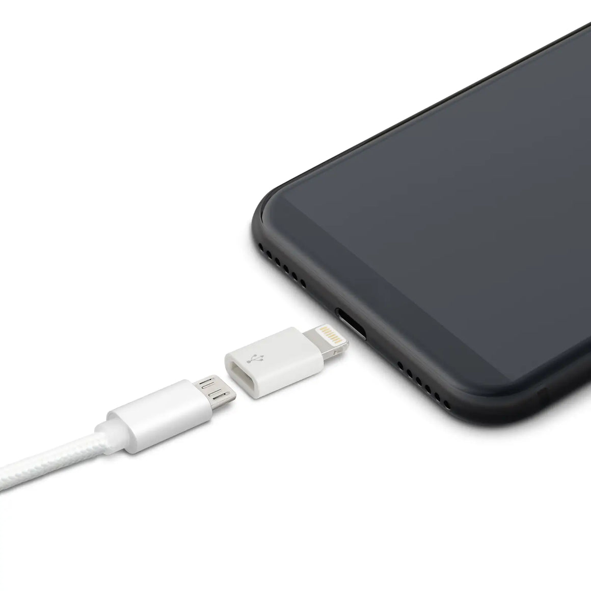 Adaptor iPhone Lightning tata la Micro USB mama Delight 55448