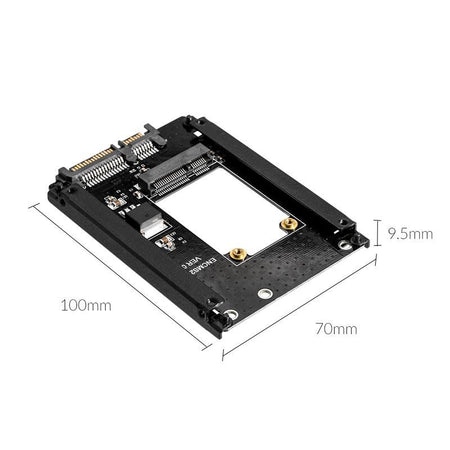 Adaptor mSATA - SATA negru Orico S22TMS-BK
