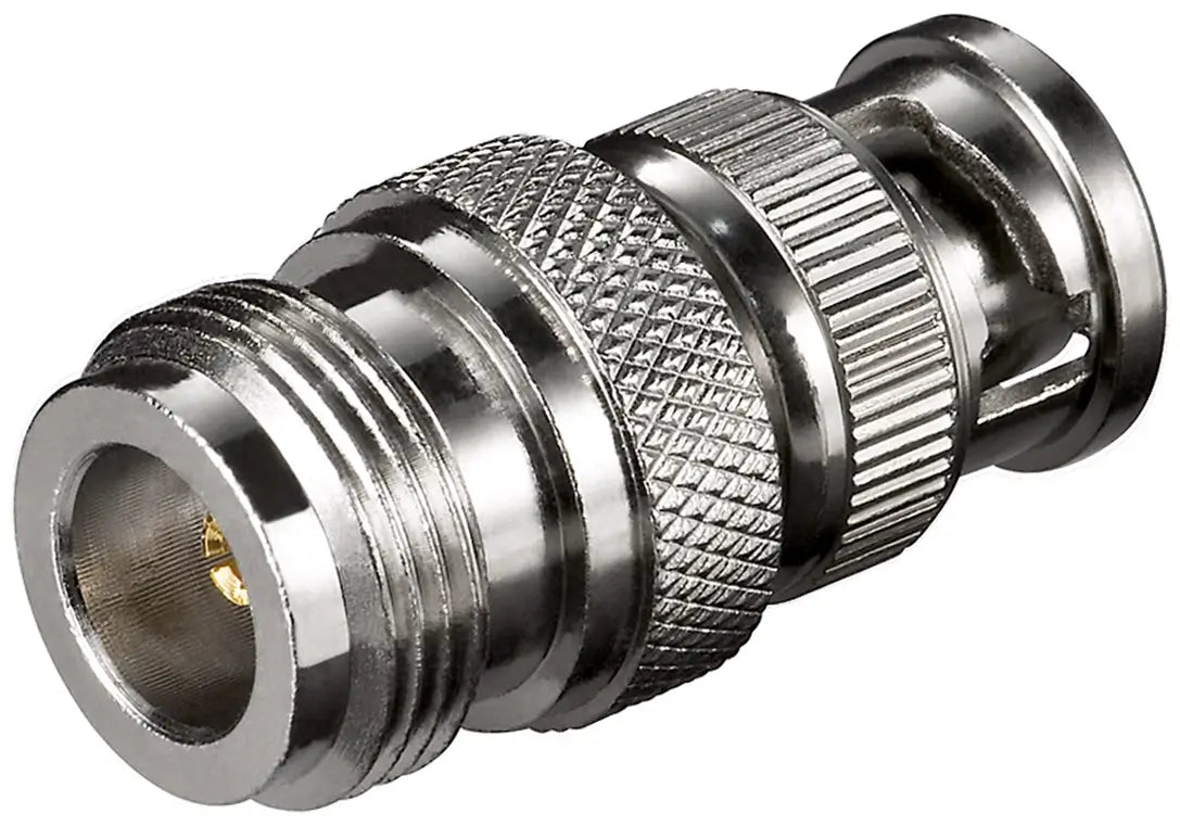Adaptor N mama la BNC tata Placat cu aur pentru Transmisie Semnal de Calitate Goobay 10521