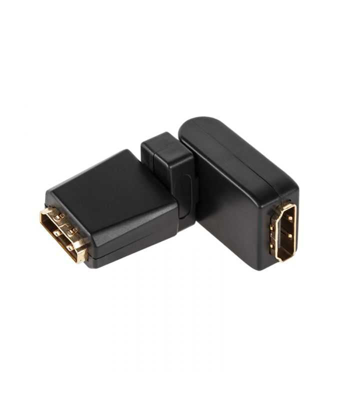 Adaptor prelungire HDMI cu rotatie mama-mama