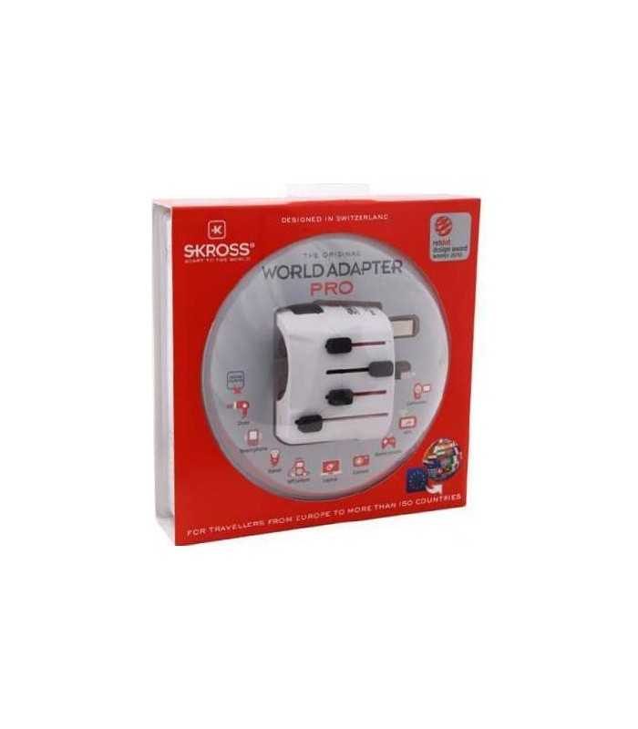 Adaptor priza universal 3 P tata - Schuko mama Skross