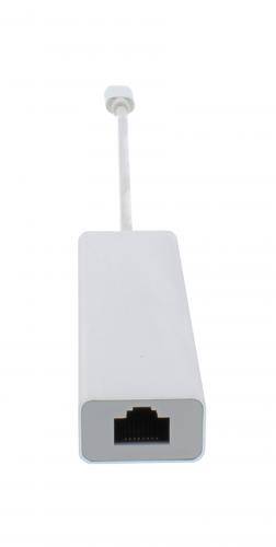 Adaptor retea +hub USB Type C la Gigabit Ethernet si 3x USB3.0 Well