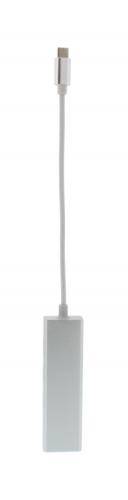 Adaptor retea +hub USB Type C la Gigabit Ethernet si 3x USB3.0 Well