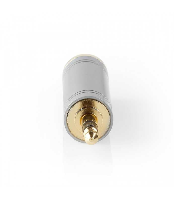 Adaptor Stereo JACK 3.5 mm tata - 6.35 mm mama metal NEDIS