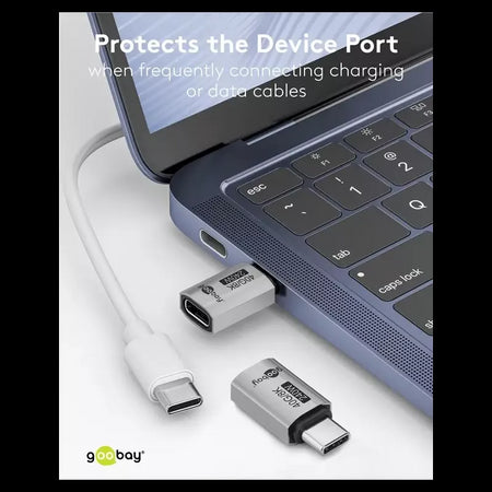 Adaptor USB-C3.1 mama - USB-C tata drept Thunderbolt 3 /4 Goobay 74447