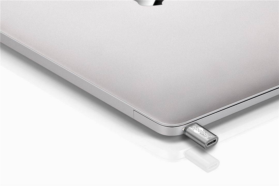Adaptor USB Type C tata - micro USB 2.0 Tip B mama negru Goobay