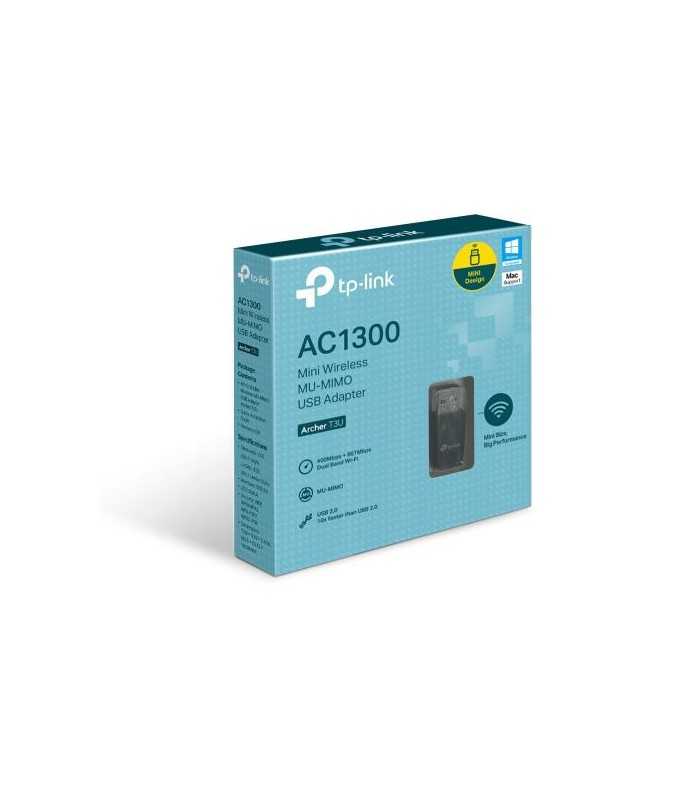 Adaptor USB Wireless AC1300Mbps Dual Band 2.4GHz 5GHz TP-LINK
