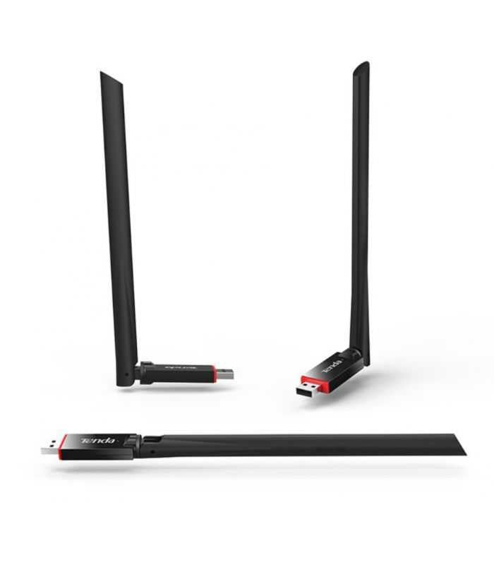 Adaptor wireless Tenda U6 antena externa 300Mpbs USB 2.0