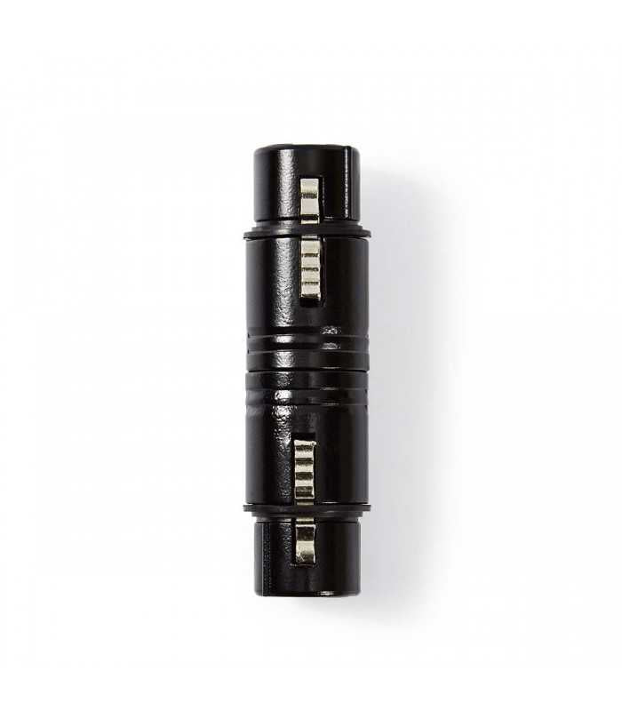 Adaptor XLR 3-pin mama - XLR 3-pin mama negru NEDIS