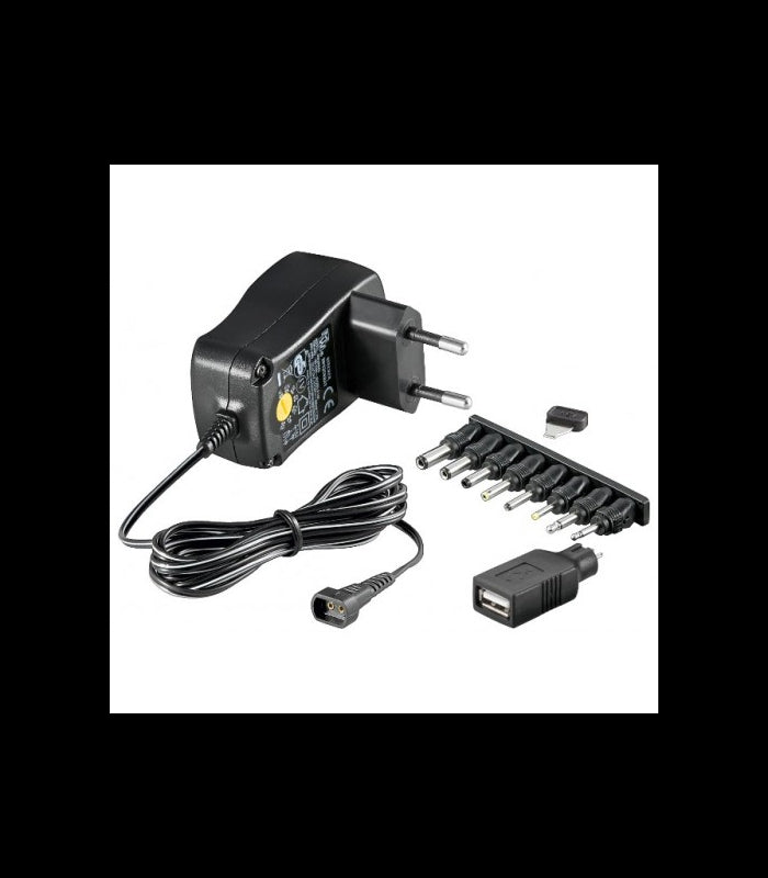 Alimentator 3-12V 600mA 9 mufe 53995 Goobay