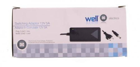 Alimentator AC/DC 12V 5A 5000mA conector 5.5x2.1x10mm Well