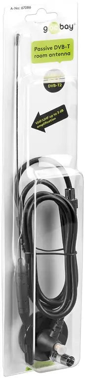 Antena interioara pasiva DVB-T2 HD DVB-T HD /FM /DAB Goobay 67086