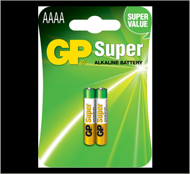 Baterii AAAA LR8 alcaline 2buc/blister GP