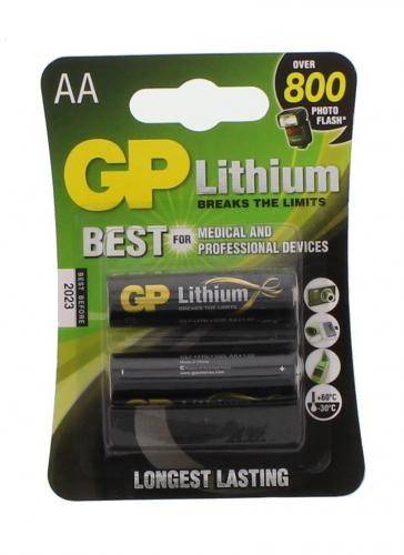 Baterii lithium R6 AA 2buc/blister GP
