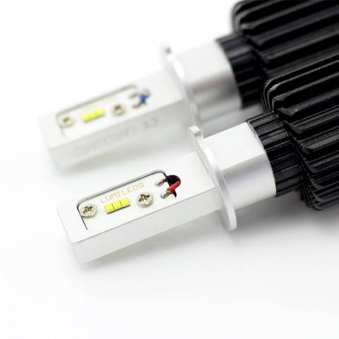 Becuri Far auto LED H3 set 2buc 12-24V 4000lm Lumina Alba CARGUARD