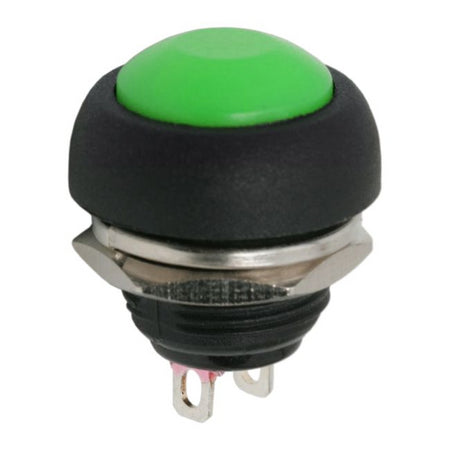 Buton 1 circuit 1A 250V OFF-ON verde fara retinere
