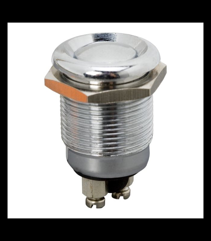 Buton 1 circuit 2A 250V OFF-(ON) fara retinere metal resistent la apa