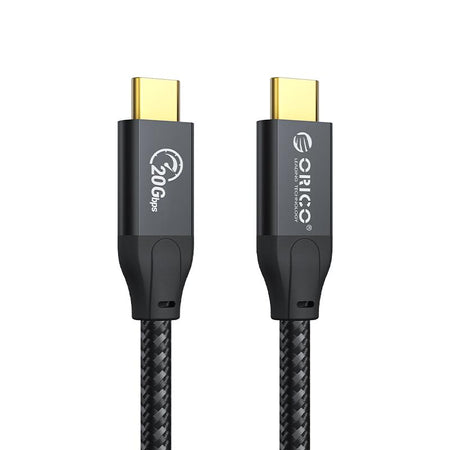 Cablu 100W USB Type C - USB Type C 2m 20Gbps 4K60Hz negru Orico CM32-20-BK
