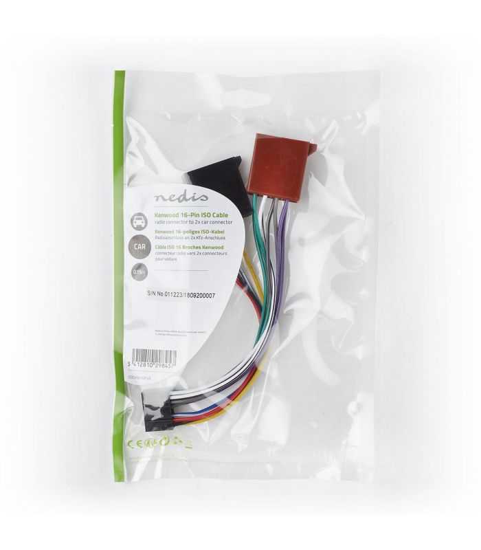 Cablu adaptor radio auto ISO-Kenwood 16 PinI 0.2m NEDIS