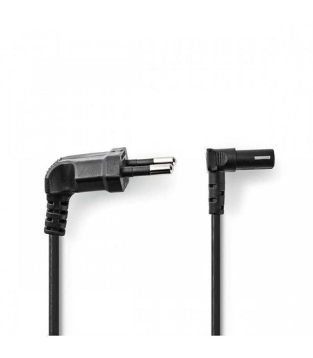 Cablu alimentare Euro cotit tata - 2 Pini IEC-320-C7 cotit 3m Nedis