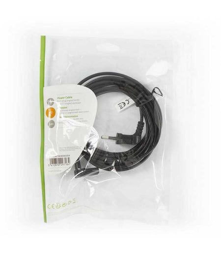 Cablu alimentare Euro cotit tata - 2 Pini IEC-320-C7 cotit 3m Nedis