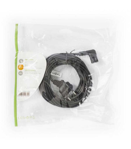 Cablu alimentare Euro tata cotit - 2 Pini IEC-320-C7 cotit 5m Nedis