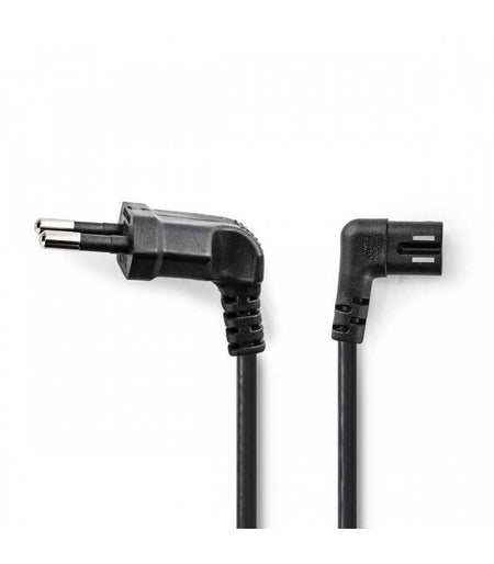 Cablu alimentare Euro tata cotit - IEC-320-C7 cotit 2m Nedis
