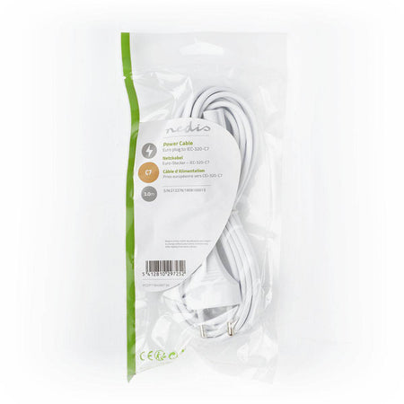 Cablu alimentare Euro tata - IEC-320-C7 3m alb Nedis