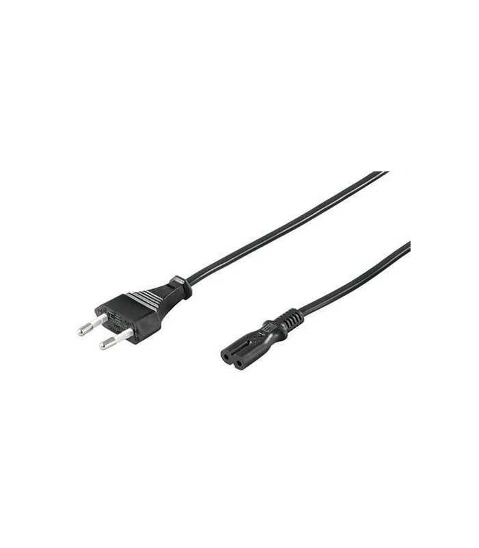 Cablu alimentare TV /casetofon negru 1.8m Goobay