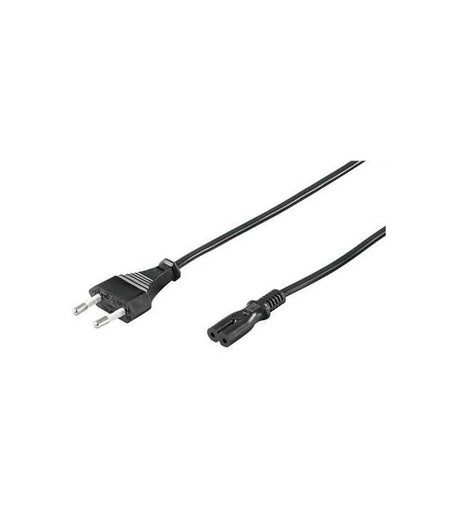 Cablu alimentare TV /casetofon negru 1.8m Goobay
