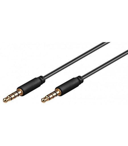 Cablu AUDIO AUX JACK 3.5 mm 4 contacte tata-tata 3m GOOBAY