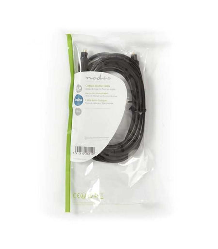 Cablu audio optic Nedis TosLink tata - TosLink tata 3m negru
