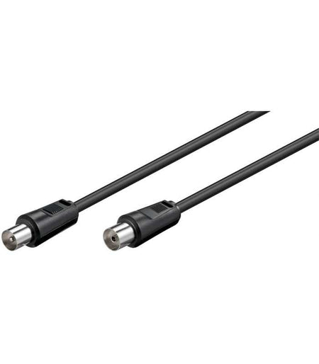 Cablu COAXIAL TV antena 70DB Dublu ecranat mama-tata 0.5m 11509 Goobay