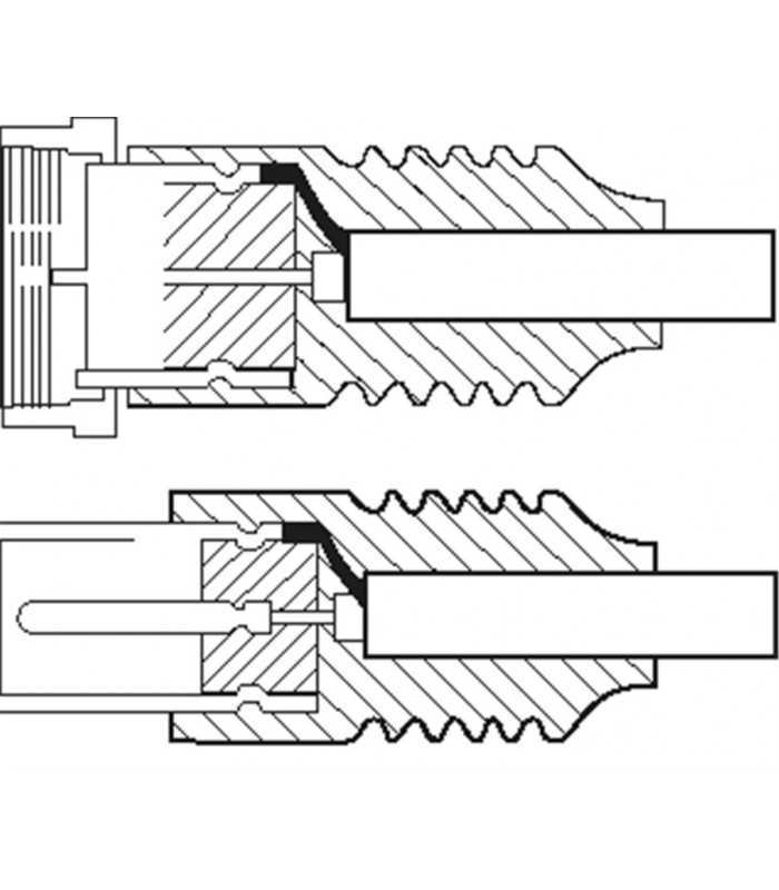 Cablu conexiune antena /SAT 5m F tata - Coaxial tata alb Goobay