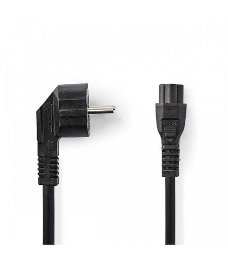 Cablu de alimentare Schuko tata cotit - IEC-320-C5 2m Nedis