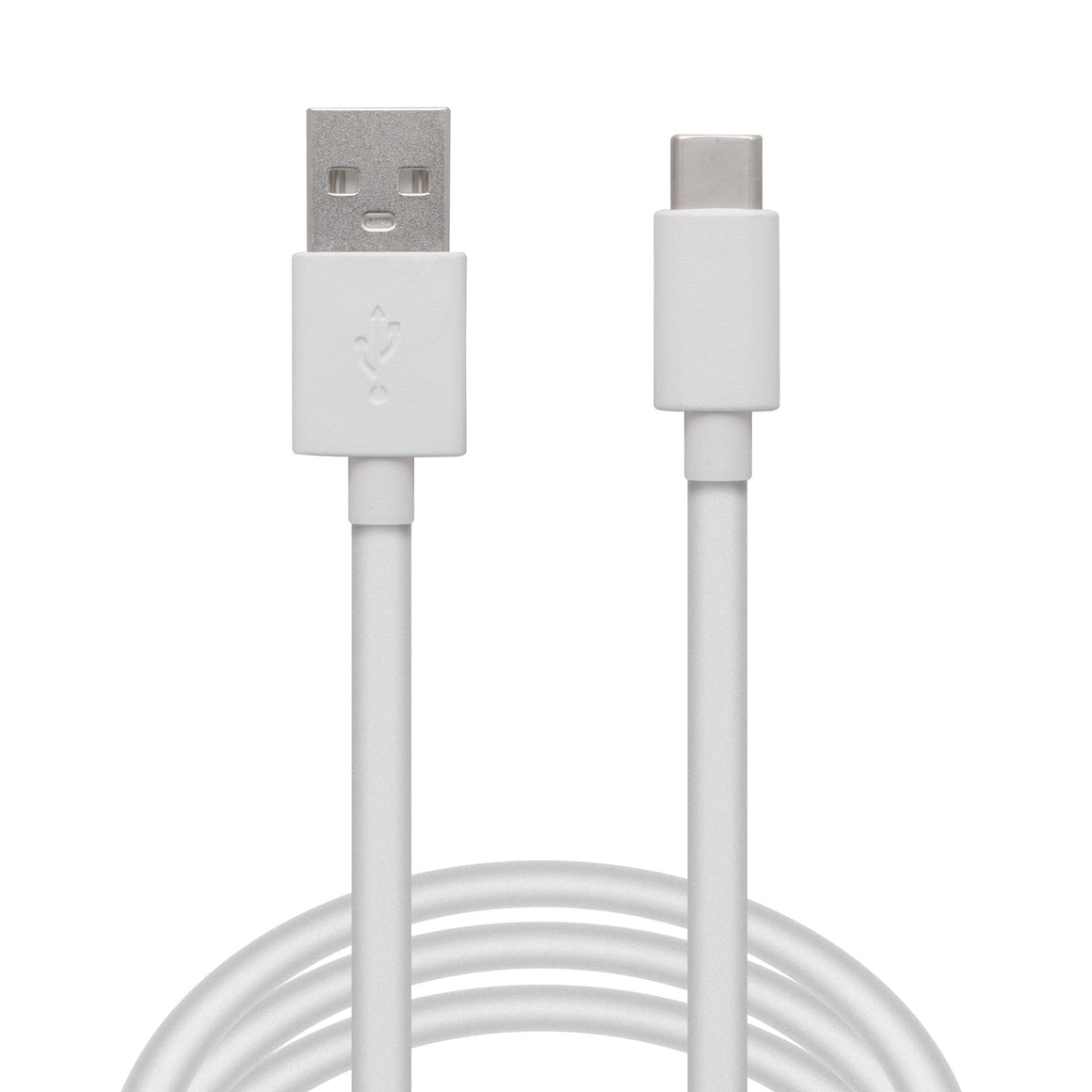 Cablu de date/incarcare USB-USB Type C alb 1m delight 55550WH-1