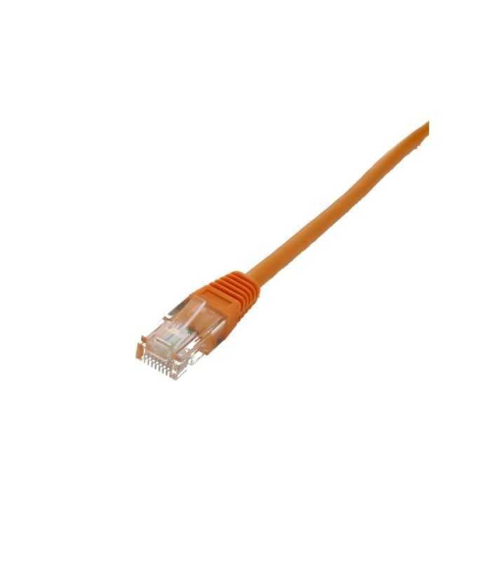 Cablu de retea portocaliu UTP Cat5e patch cord RJ45-RJ45 0.25m Well UTP-0008-0.25OE-WL