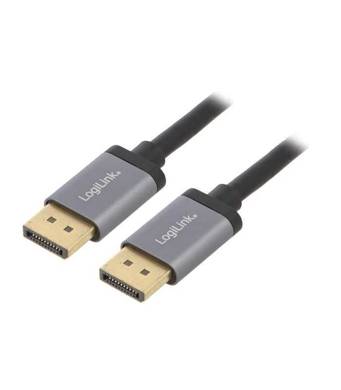 Cablu DisplayPort v1.2 HDCP v1.3 2m negru LOGILINK CDA0101