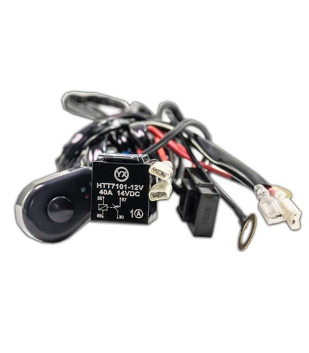Cablu doua iesiri cu intrerupator pentru bara sau proiector LED 12-24V 40A 480W CLL013 Carguard
