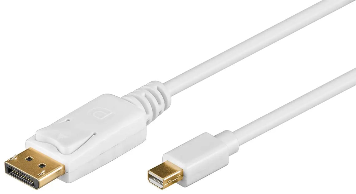 Cablu mini DisplayPort mDP tata la DP tata 1m alb Goobay 52858