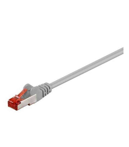 Cablu retea CAT6e PiMF SFTP 1m 2x RJ45 cupru ecranat gri Goobay